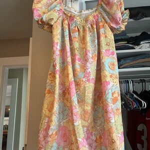 Must Have Floral Puff Sleeve Dress!